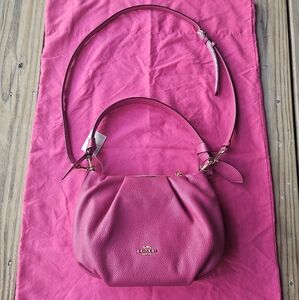 Bright Violet Coach (small) Shoulder Bag